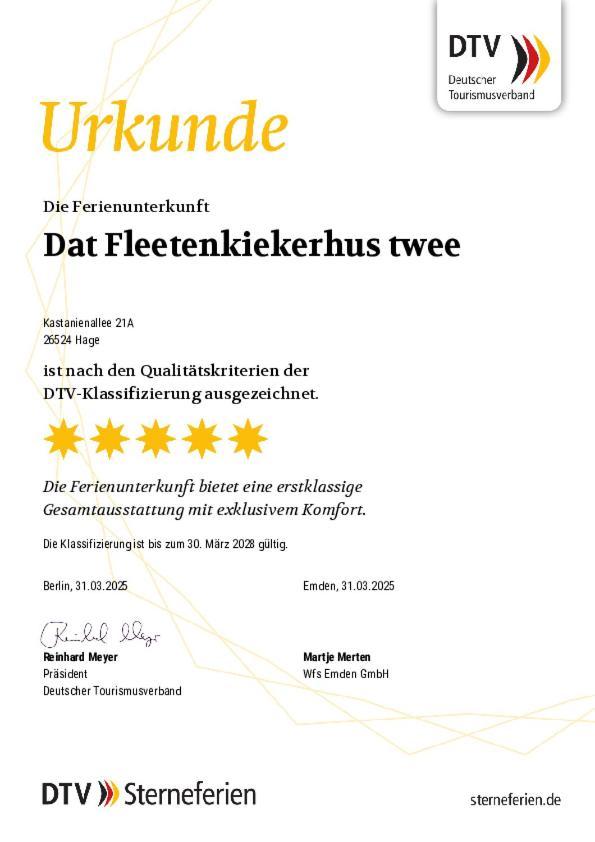 Dat Fleetenkiekerhus 2 Hage Екстериор снимка